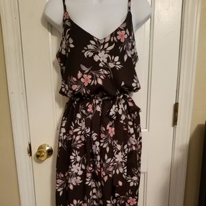 Beautiful black flower printed dress